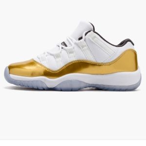 Gold air Jordan 11